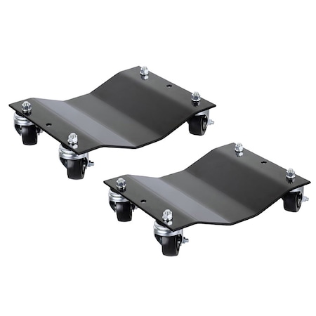 Pentagon Steel Wheel Dolly Set with 3,000lb Capacity-For Positioning Vehicles or Boats Set of 2 by 83-DT5508